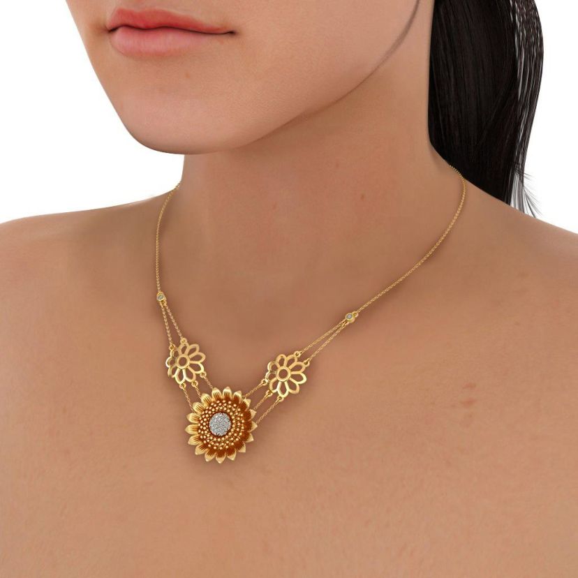 The Heavenly Sunflower Necklace - image 6