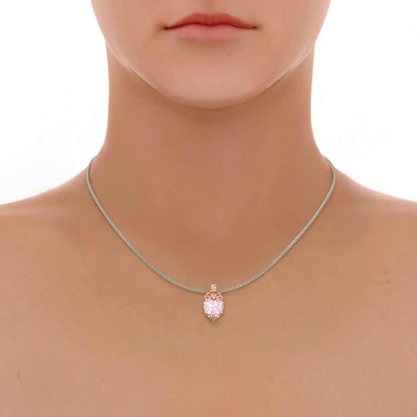 The Fiorella Rose Quartz Pendant - image 8