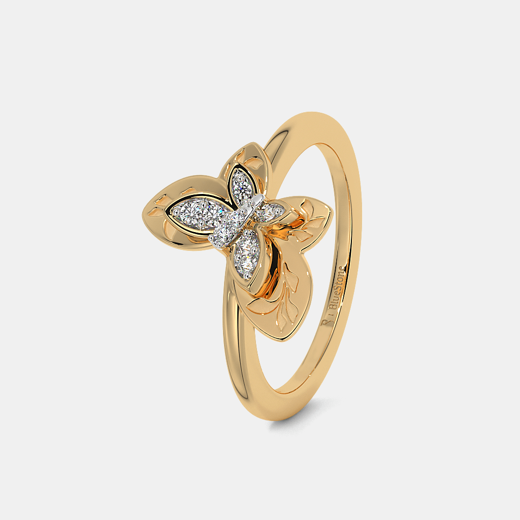 The Regina Butterfly Ring | BlueStone.com