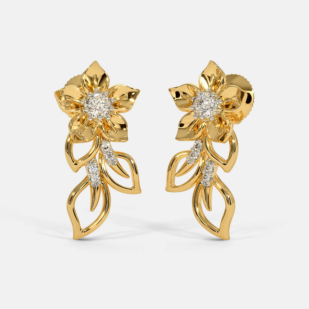 The Hinaya Stud Earrings | BlueStone.com