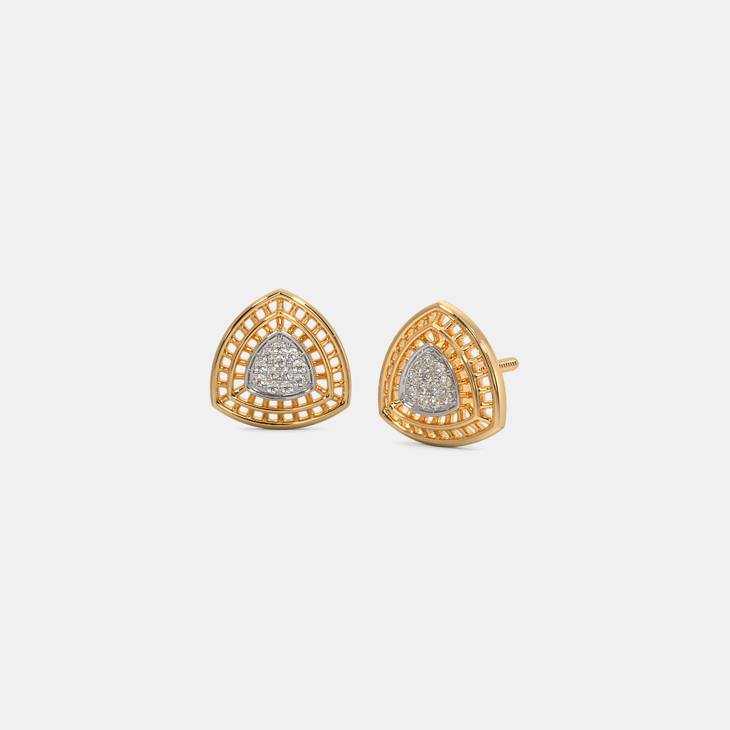 The Oxalis Stud Earrings | BlueStone.com