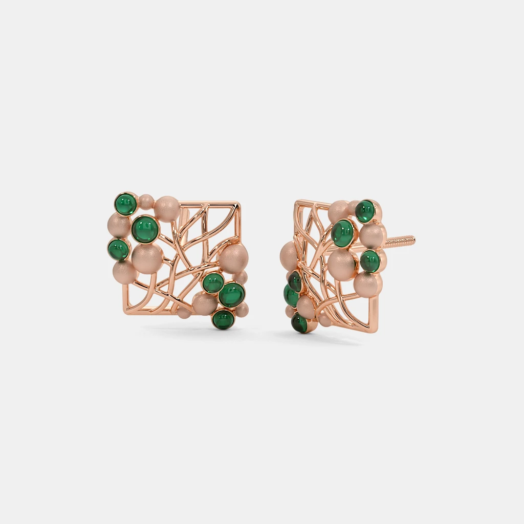 Buy 50+ Emerald Earrings Online | BlueStone.com - India's #1 Online ...