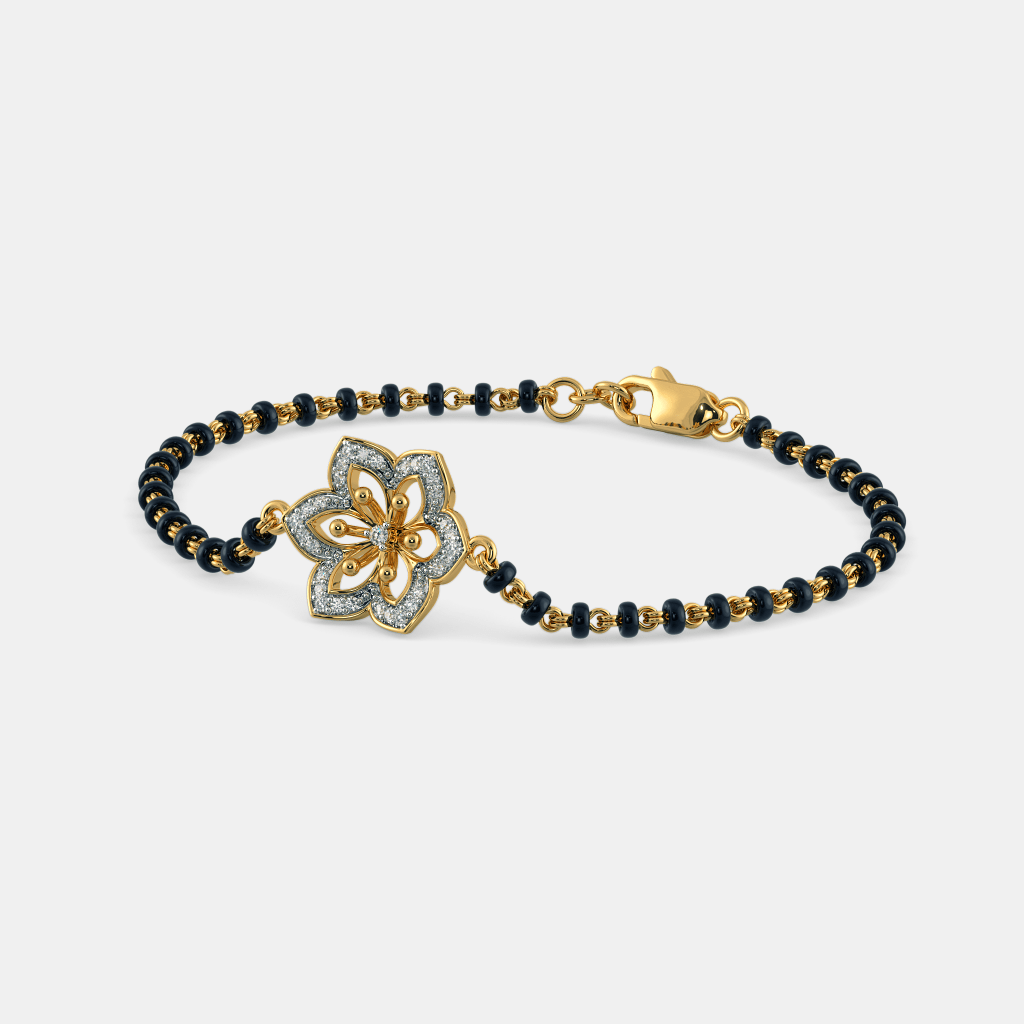 The Gandharika Mangalsutra Bracelet | BlueStone.com