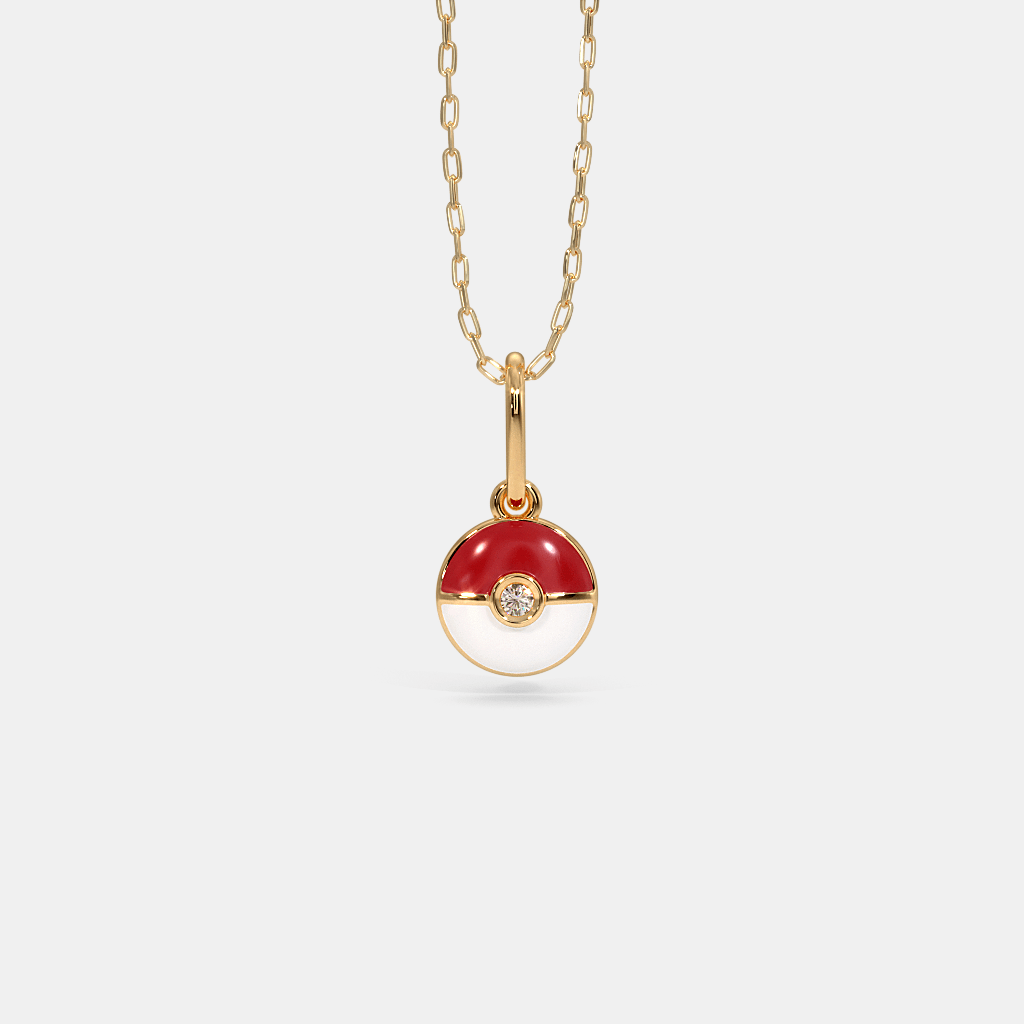 The Pokeball Pendant | BlueStone.com