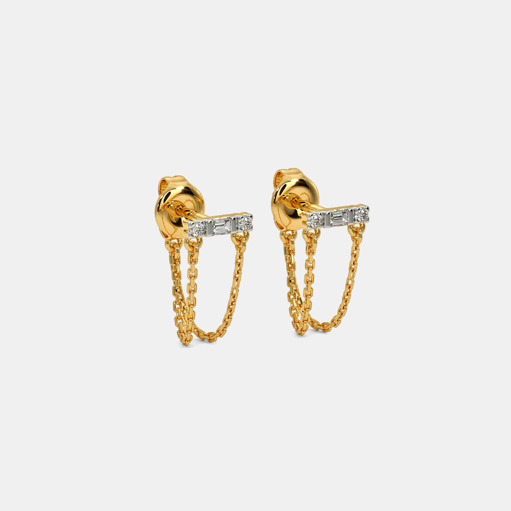 The Suki Multi Pierced Stud Earrings | BlueStone.com