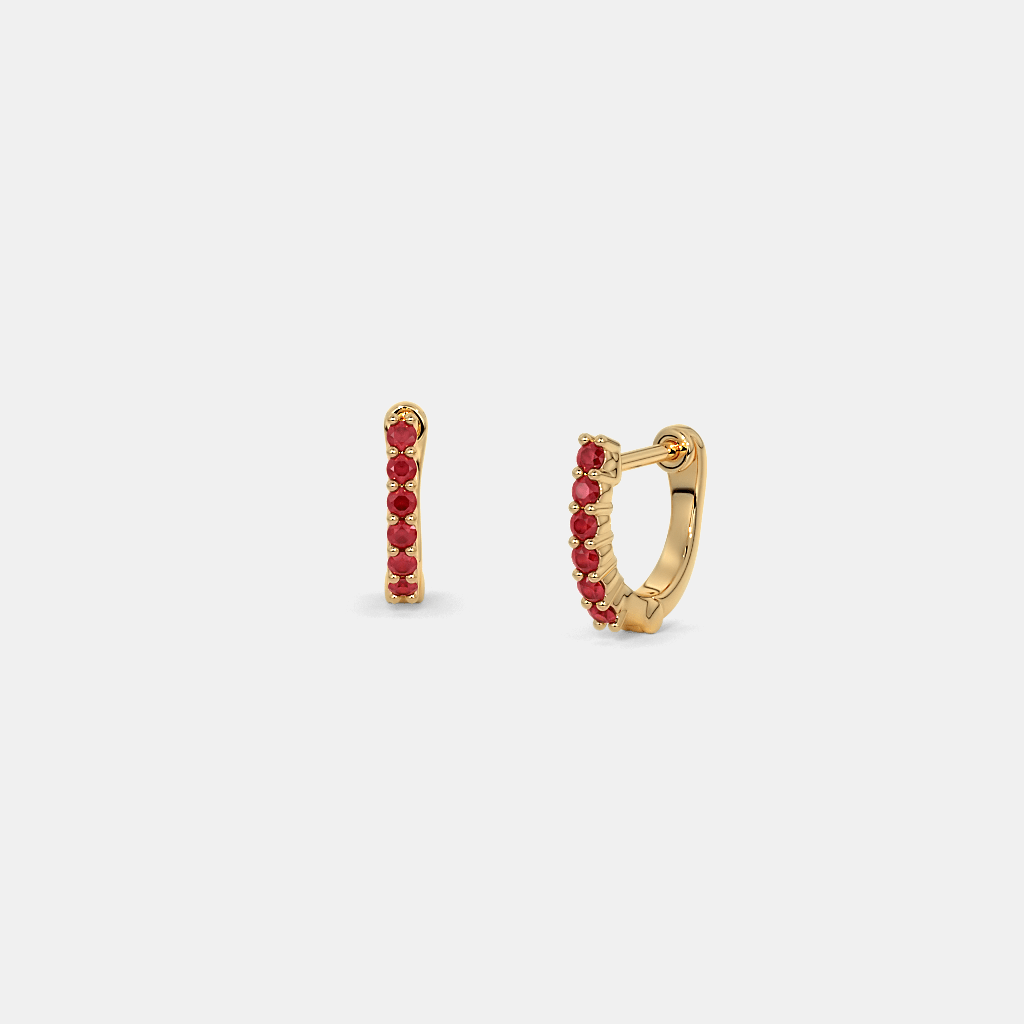 The Napua Multi Pierced Hoop Earrings