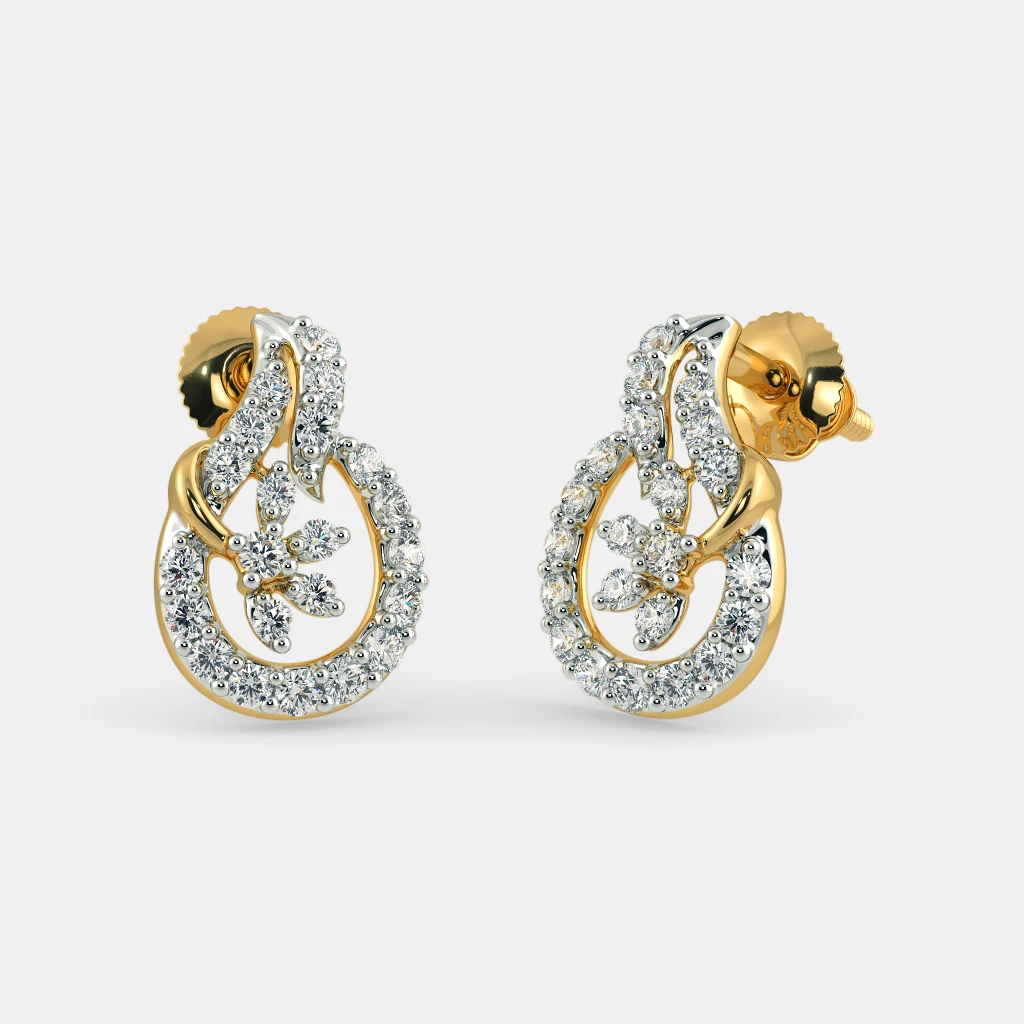 The Mayflower Stud Earrings | BlueStone.com