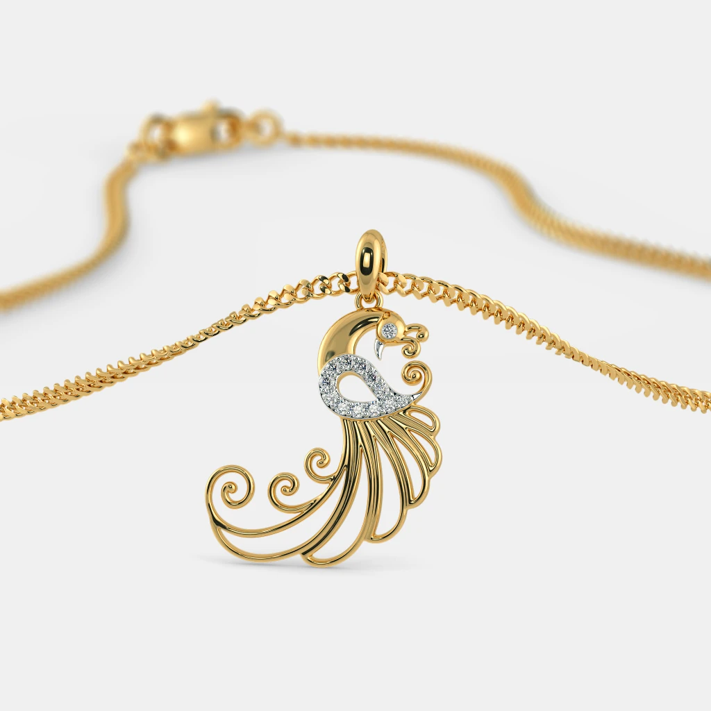 The Swaying Feather Pendant