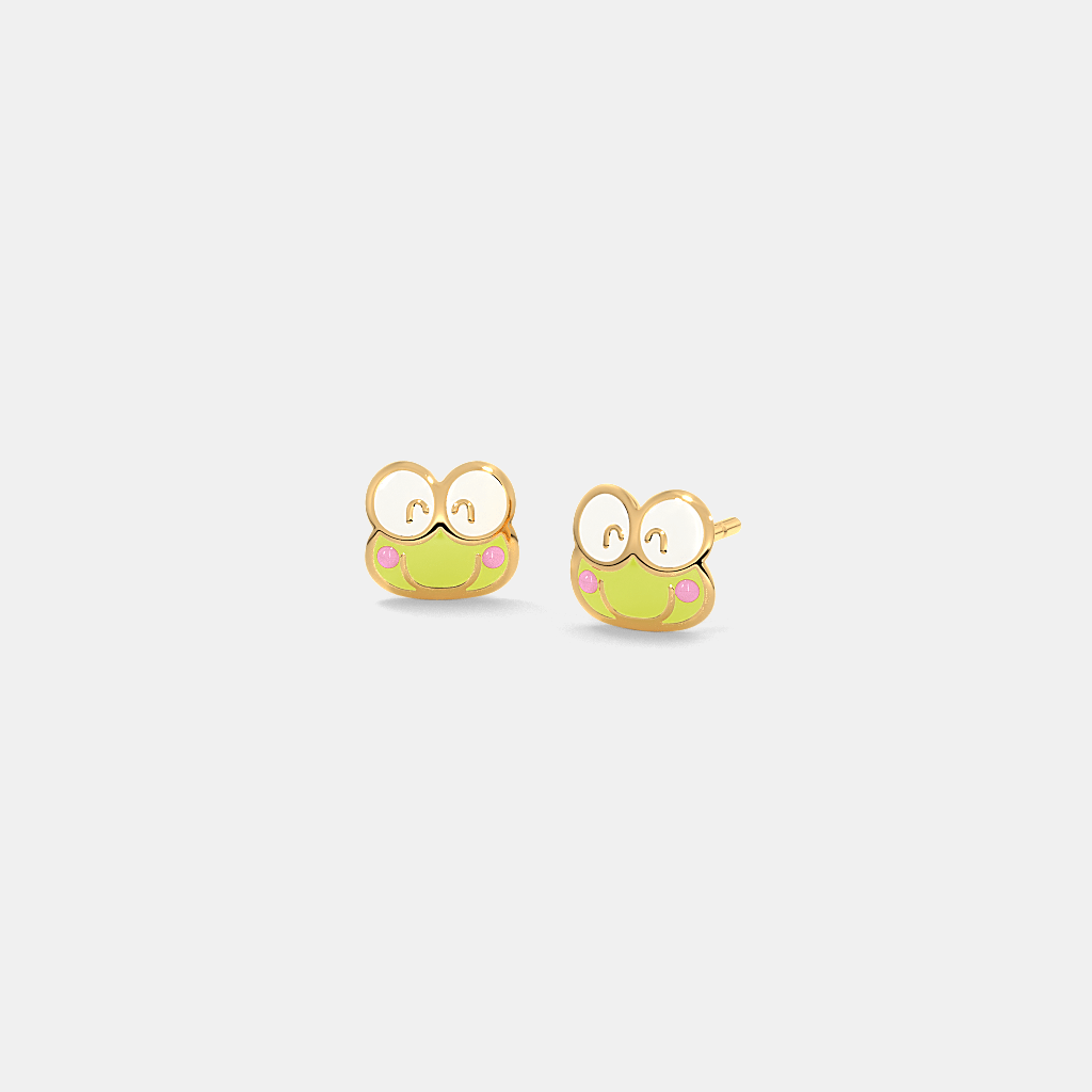 The Smiley Keroppi Stud Earrings