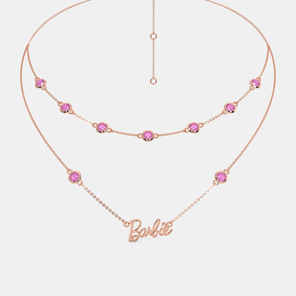 The Barbie Rose Layered Necklace