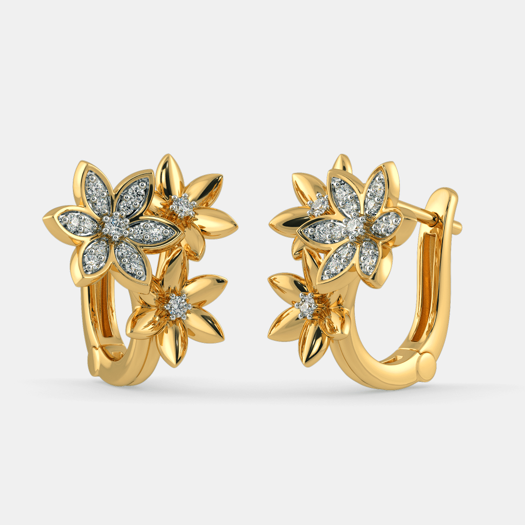 The Dyuti Hoop Earrings | BlueStone.com