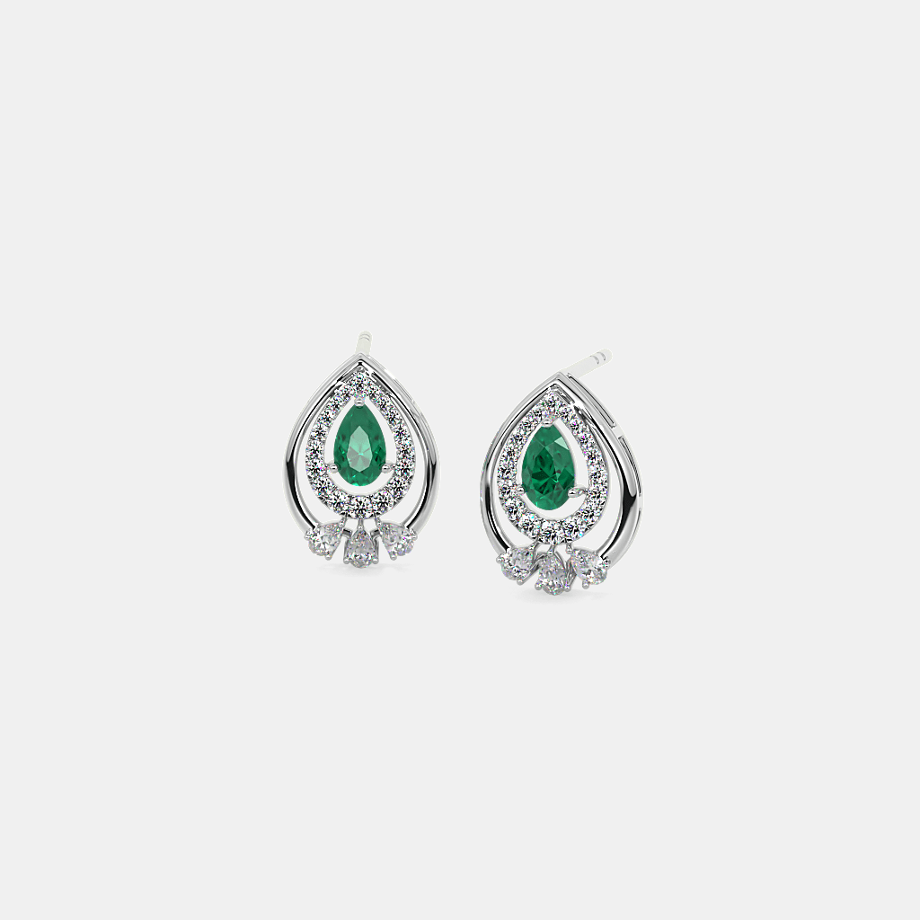 The Droperald Stud Earrings