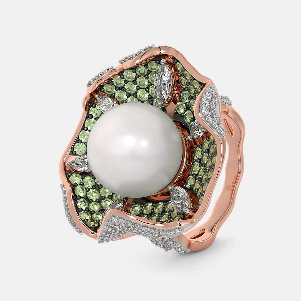 The Olivepearl Cocktail Ring alternate view 1