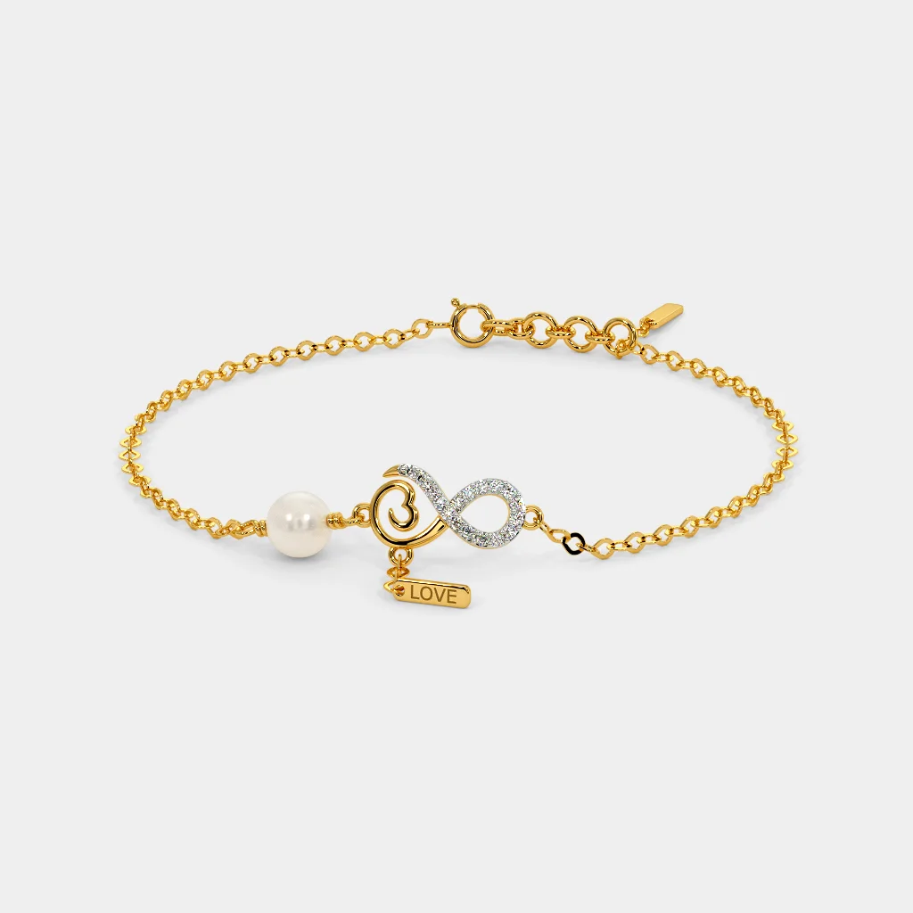 Share 76+ bracelet infinity gold