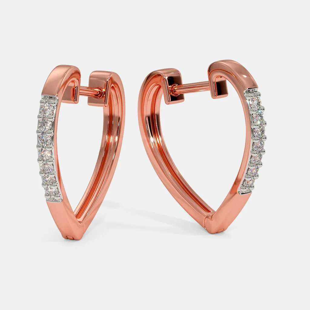 Silver Hoops  buy latest hoop Earrings designs online at best price  KO  Jewellery