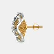 The Waves Lattice Earrings - thumb 4