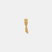 The Torsion J Hoop Earrings - thumb 8