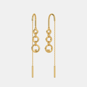 The Sleek Ringlet Sui Dhaga Earrings - thumb 8