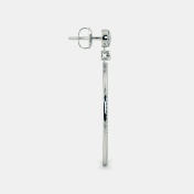 The Meridian Halo Drop Earrings - thumb 6