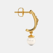 The Rysha J Hoop Earrings - thumb 7