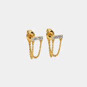 The Suki Multi Pierced Stud Earrings - thumb 4