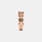 The Viola Multi Pierced Huggie Earrings - thumb 6