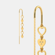 The Joyous Heart Drop Earrings - thumb 9