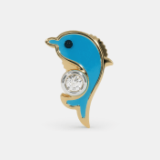 The Friendly Dolphins Earrings for Kids - thumb 3