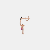 The Rapturous J Hoop Earrings - thumb 4
