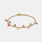 The Nerina Navratna Bracelet - thumb 1