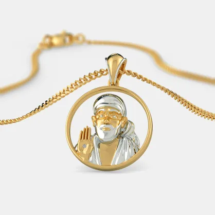 Sai baba clearance locket gold