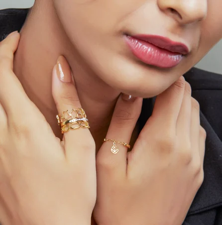 Editorial Coverage for The Estelle Thumb Ring