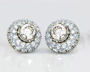 Solitaire Earrings